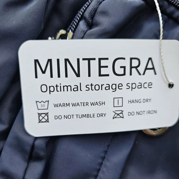 Mintegra Travel Crossbody Navy Blue Roomy Multiple Pockets water battle pocket - Picture 11 of 15